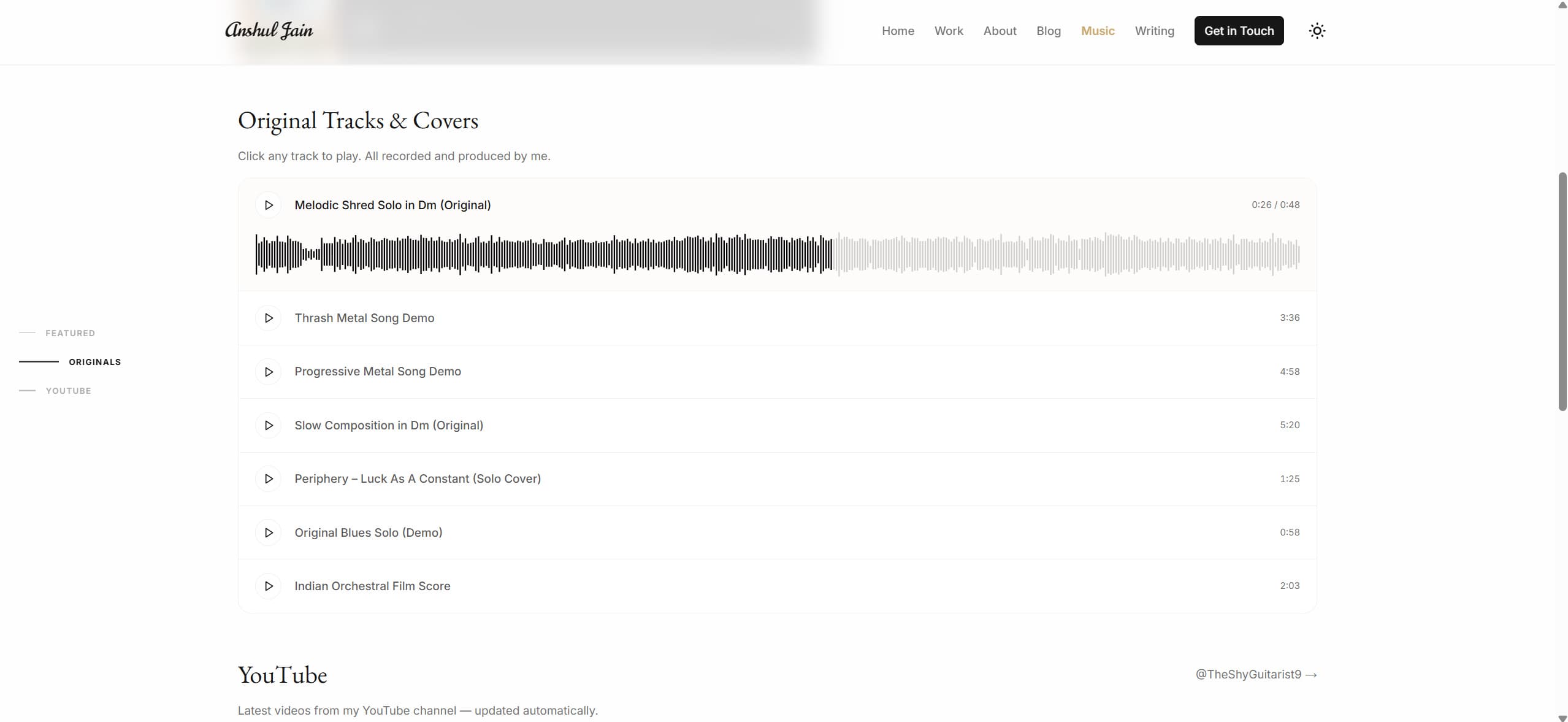 Personal Portfolio (anshuljain.net) screenshot 4