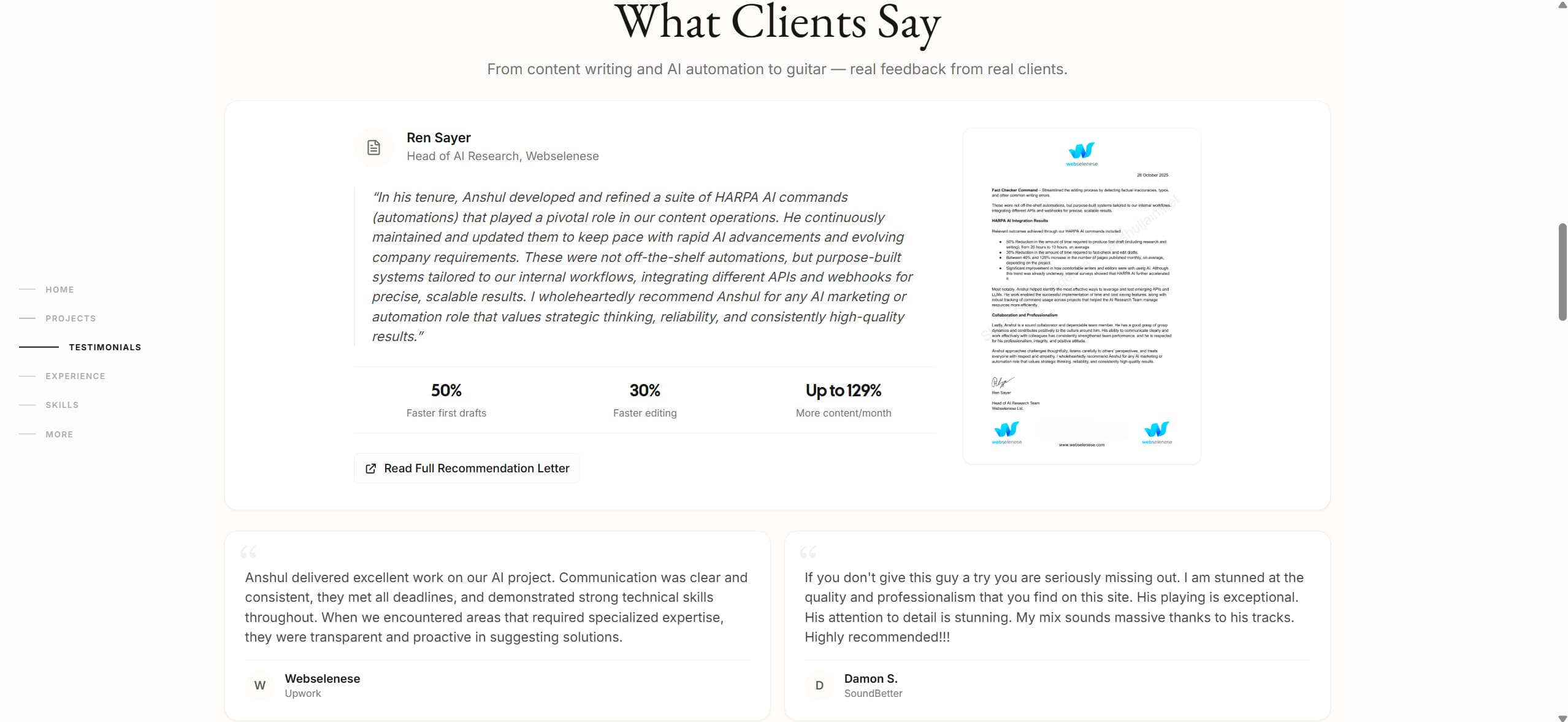 Personal Portfolio (anshuljain.net) screenshot 5