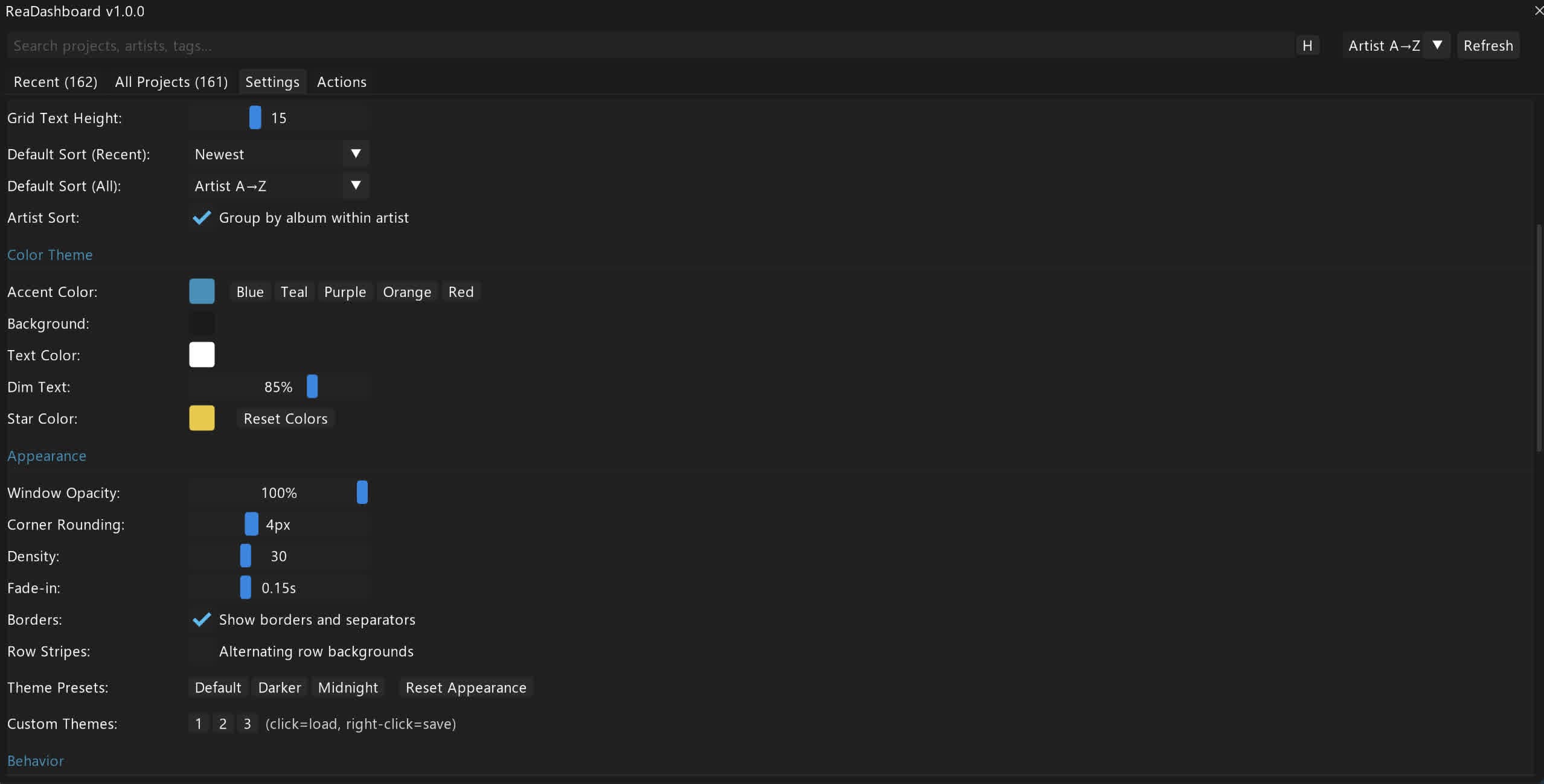 ReaDashboard screenshot 4